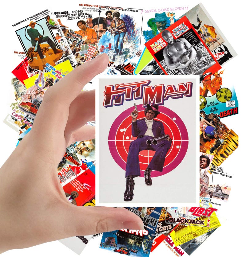 PIXILUV Large Stickers (24 pcs 2.5"x3.5") Vintage Pulp Horror Pinup Comic Artworks - Image 1